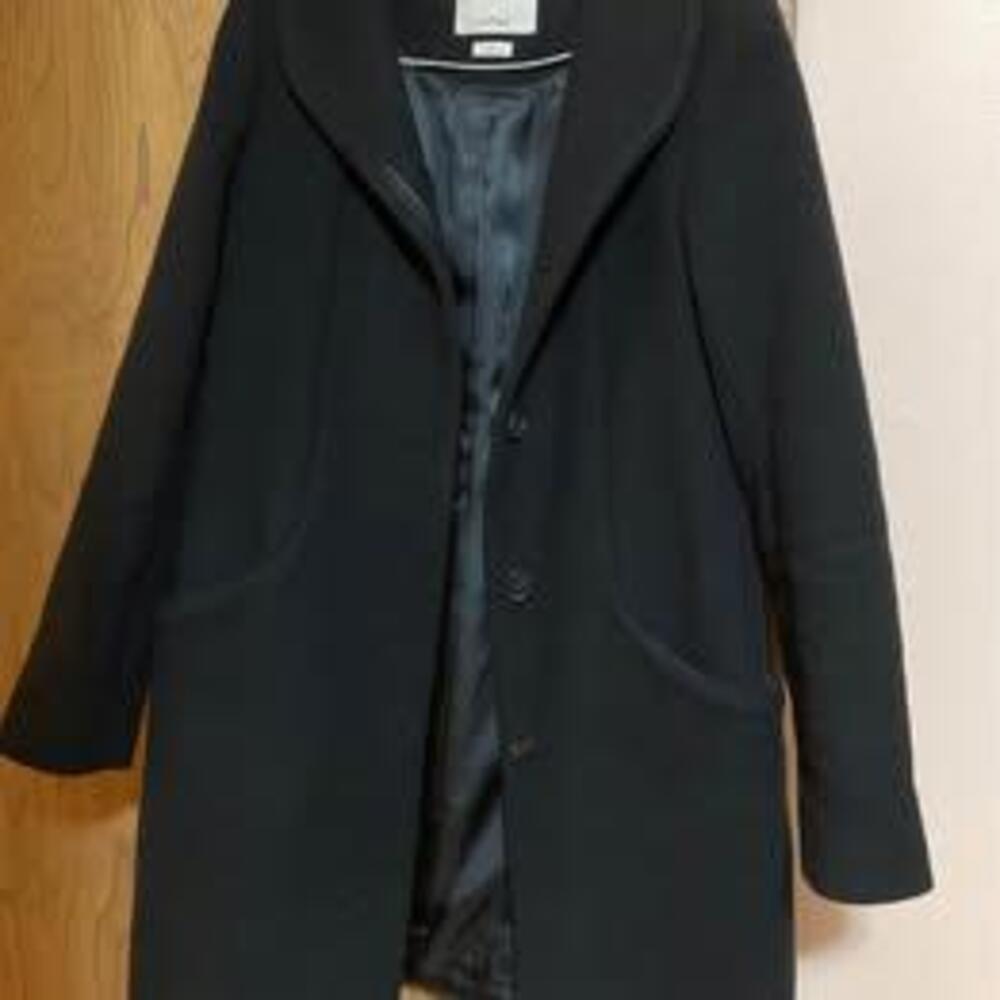 Black Wilfred Coat- Cocoon Wool Cashmere Long Coat